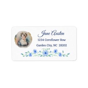 Jane Austen Return Address Labels