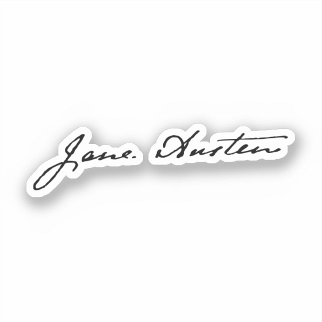 Jane Austen signature (Front)