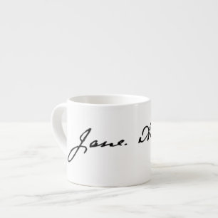 Jane Austen Signature Espresso Cup