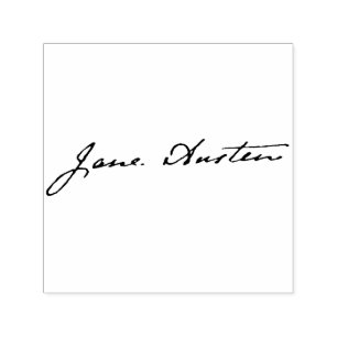 Jane Austen Signature Self-inking Stamp