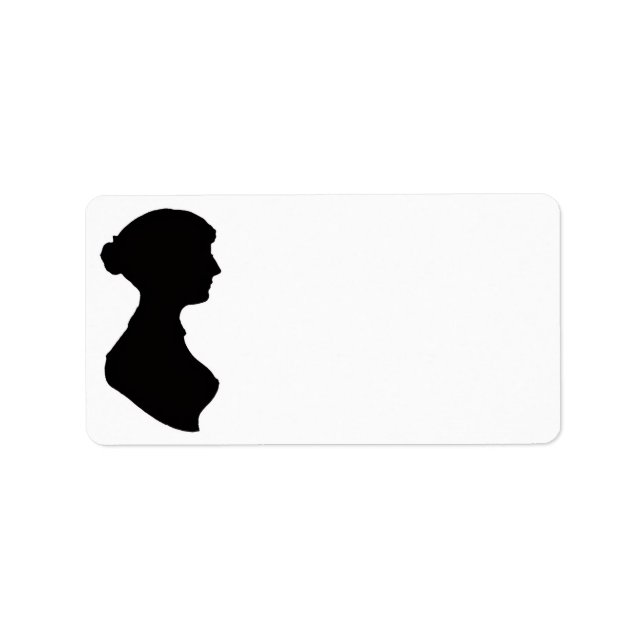 Jane Austen Silhouette Label (Front)