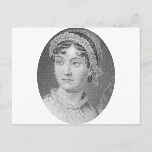 Jane Austen Simply Jane Portrait Postcard (Front)