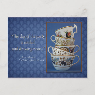 Jane Austen Tea Party Invitation
