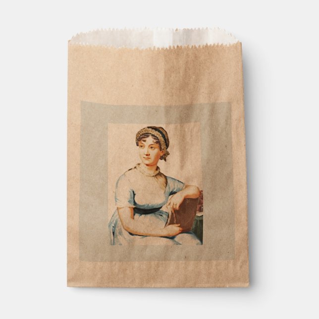 Jane Austen Theme Tea Party Favour Bag (Front)