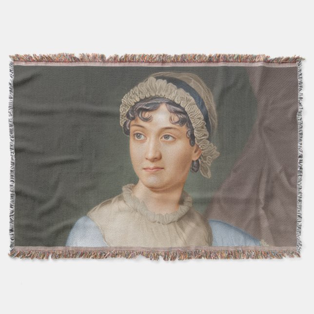 Jane Austen Throw Blanket (Front)