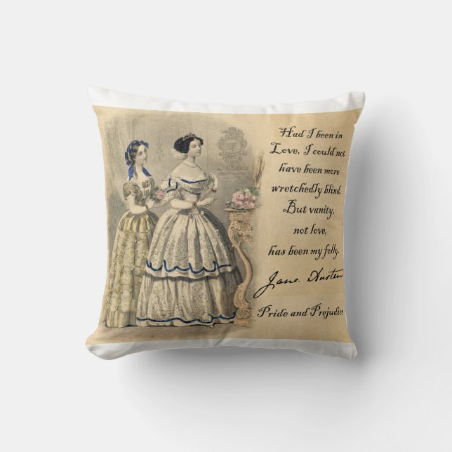 Jane Austen: Vanity Cushion (Front)