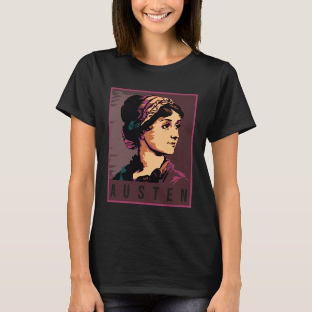 Jane Austen Womens History Month Feminist Reading T-Shirt (Front)