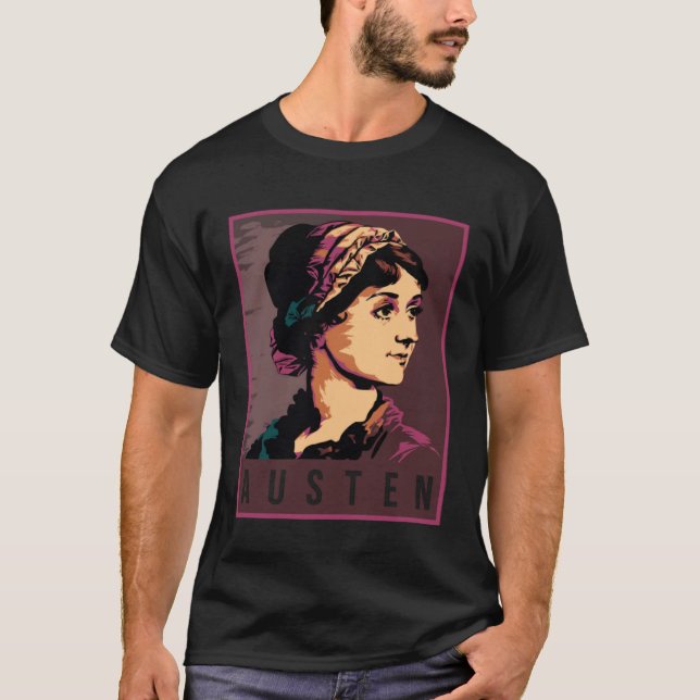 Jane Austen Womens History Month Feminist Reading T-Shirt (Front)