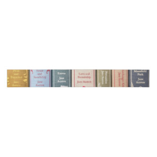 Jane Austen's books Grosgrain Ribbon