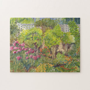 Jane Austen's Garden Watercolor Puzzle
