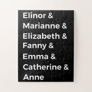 Jane Austen's Heroines I Jigsaw Puzzle