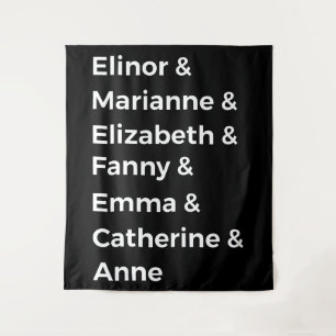 Jane Austen's Heroines I Tapestry