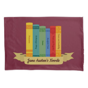 Jane Austen's Novels III Pillowcase