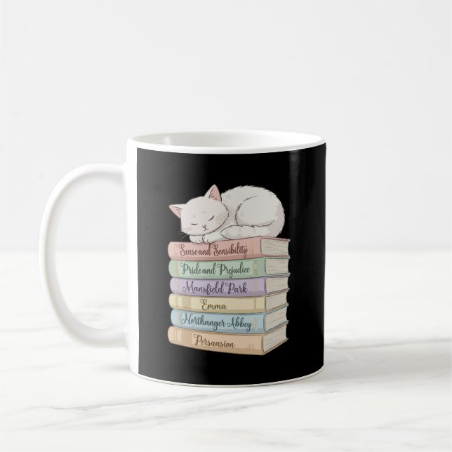 Jane Austen's Novels IX Coffee Mug (Left)