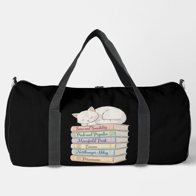 Jane Austen's Novels IX Duffle Bag (Front)