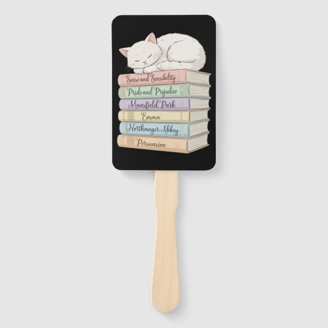 Jane Austen's Novels IX Hand Fan (Front)