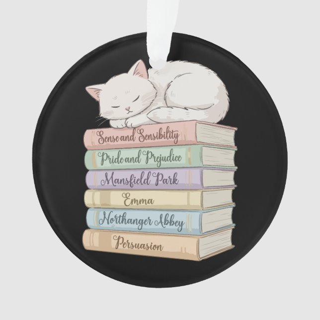 Jane Austen's Novels IX Ornament (Front)