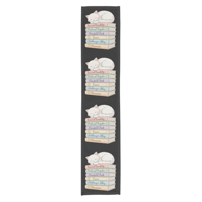 Jane Austen's Novels IX Short Table Runner (Front)