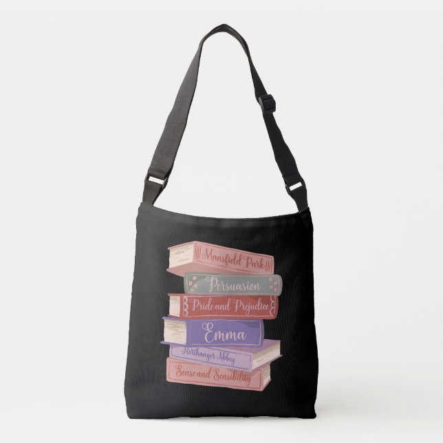 Jane Austen's Novels V Crossbody Bag (Front)