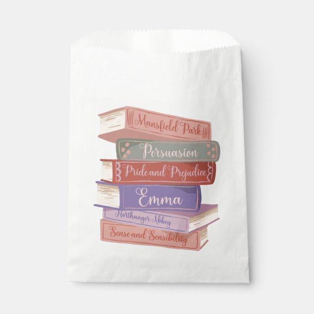 Jane Austen's Novels V Favour Bag (Front)
