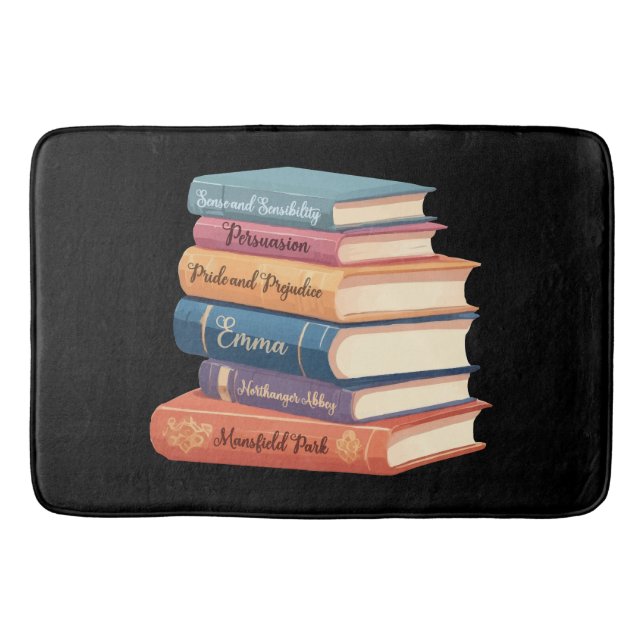 Jane Austen's Novels VII Bath Mat (Front)