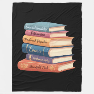 Jane Austen's Novels VII Fleece Blanket