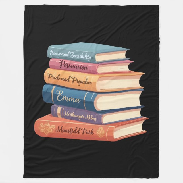 Jane Austen's Novels VII Fleece Blanket (Front)