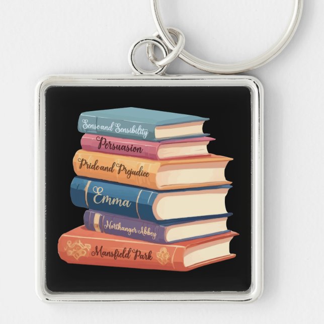 Jane Austen's Novels VII Key Ring (Front)