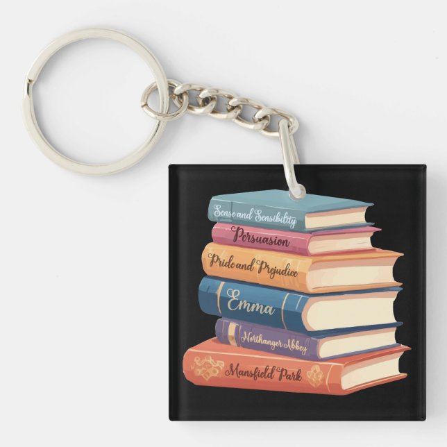 Jane Austen's Novels VII Key Ring (Front)