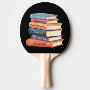 Jane Austen's Novels VII Ping Pong Paddle