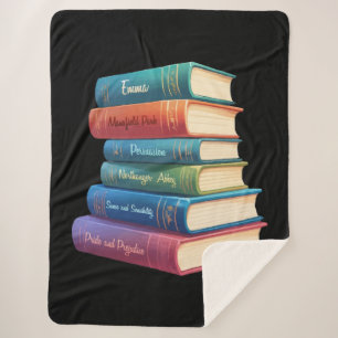 Jane Austen's Novels VIII Sherpa Blanket