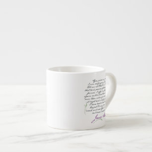 Jane Austen's Persuasion Quote #1 Espresso Mug