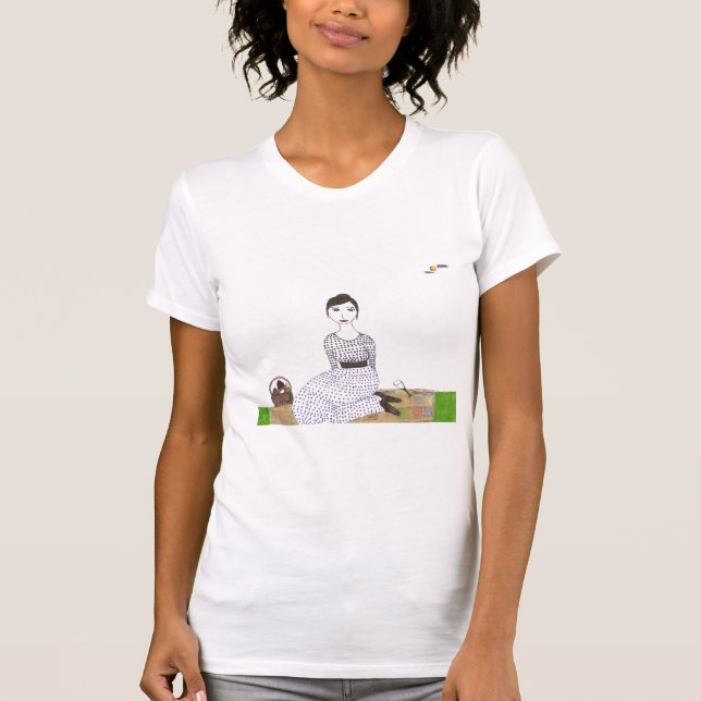 Jane Austen's Picnic T-Shirt (Front)