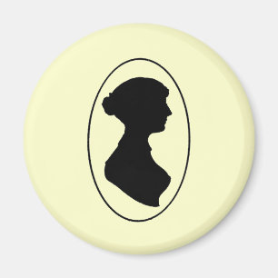 Jane Austen's Silhouette Magnet