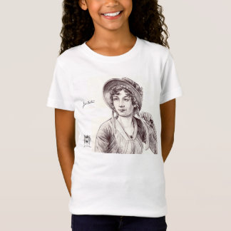 Jane Austin with a Smile T-Shirt