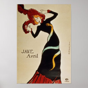 Jane Avril  1899 Poster