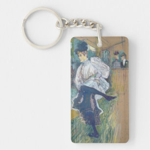 Jane Avril Dancing, c.1892 Key Ring