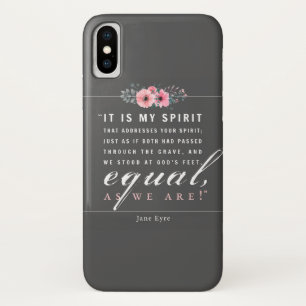 Jane Eyre - As We Are - Black iPhone X Case
