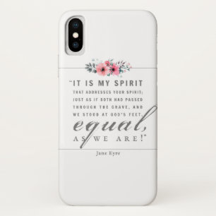 Jane Eyre - As We Are - White iPhone X Case