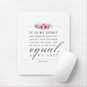 Jane Eyre - As We Are - White Mouse Pad