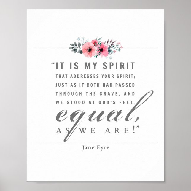 Jane Eyre - As We Are - White Poster (Front)