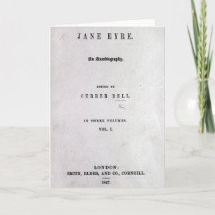 Jane Eyre' Card