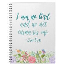 Jane Eyre - I Am No Bird - Notebook