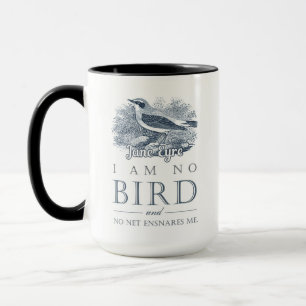 Jane Eyre - I Am No Bird - Vintage Bird Mug