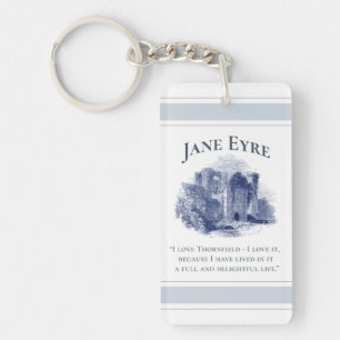 Jane Eyre - I Love Thornfield - Castle Key Ring