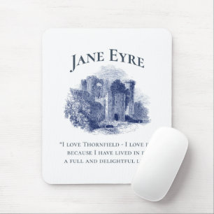 Jane Eyre - I Love Thornfield - Castle Mouse Pad