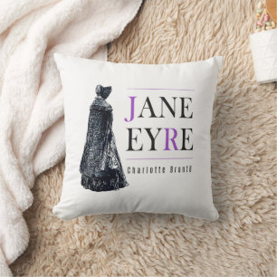Jane Eyre in Cape and Bonnet Cushion