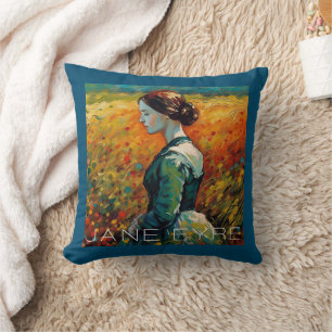 Jane Eyre Monet Style Painting Cushion