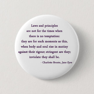 Jane Eyre Quote Button
