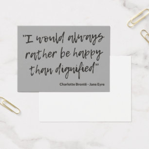 Jane Eyre Quote I